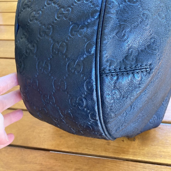 Gucci Guccissma (authentic)Black hobo - Picture 10 of 16